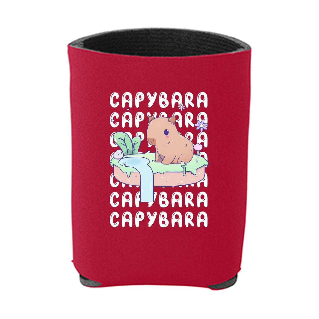 Kawaii Red Capybara Beverage Holder