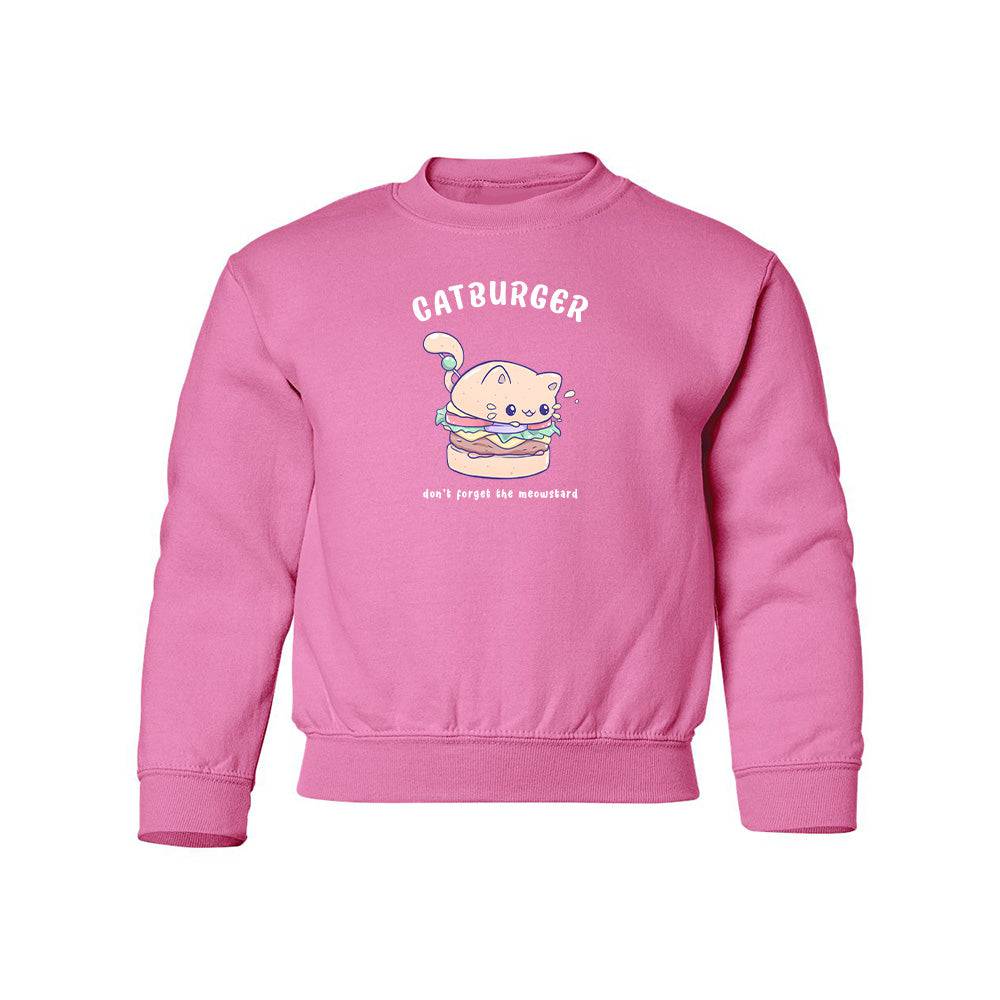 PinkCatburger Youth Sweater