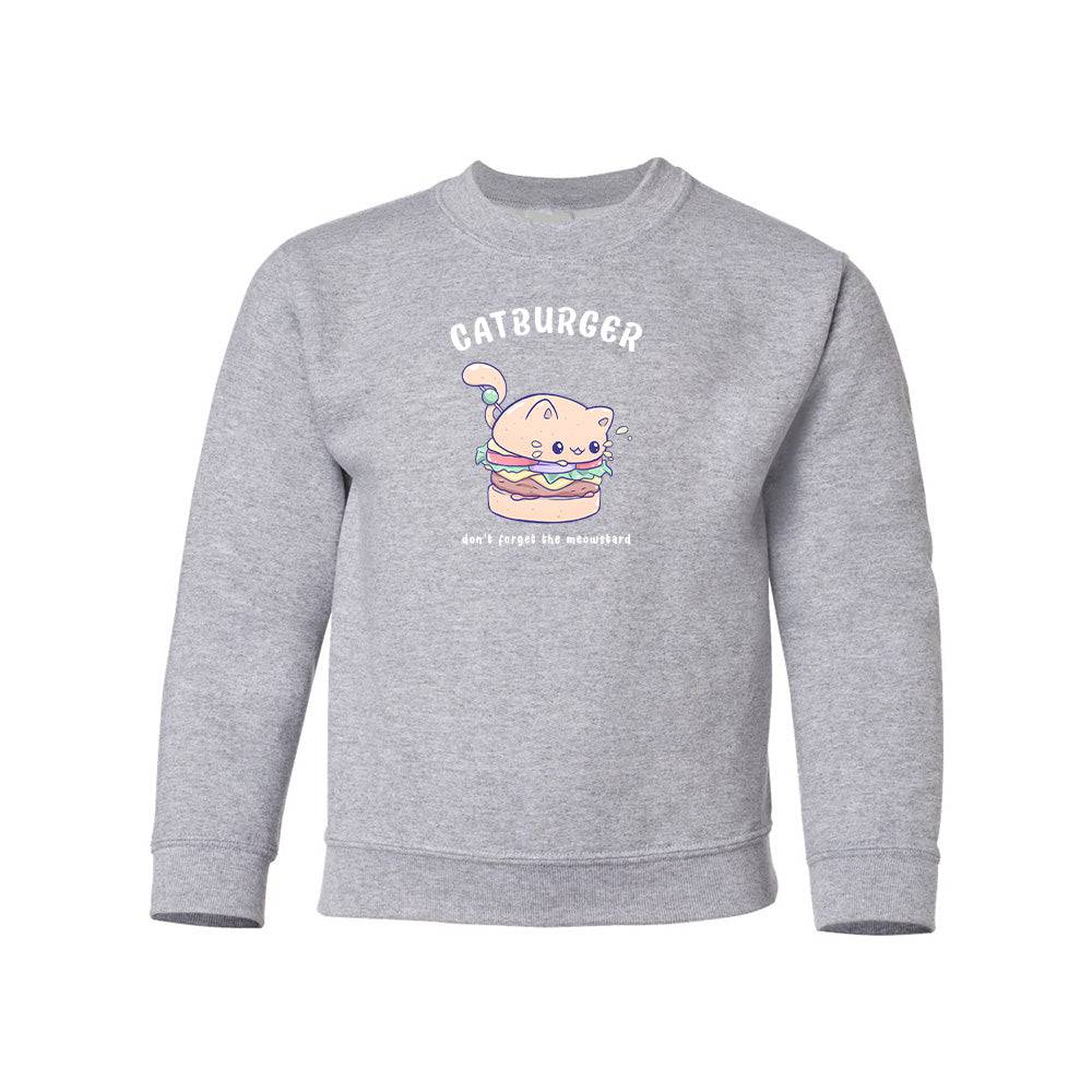 Sport Gray Catburger Youth Sweater