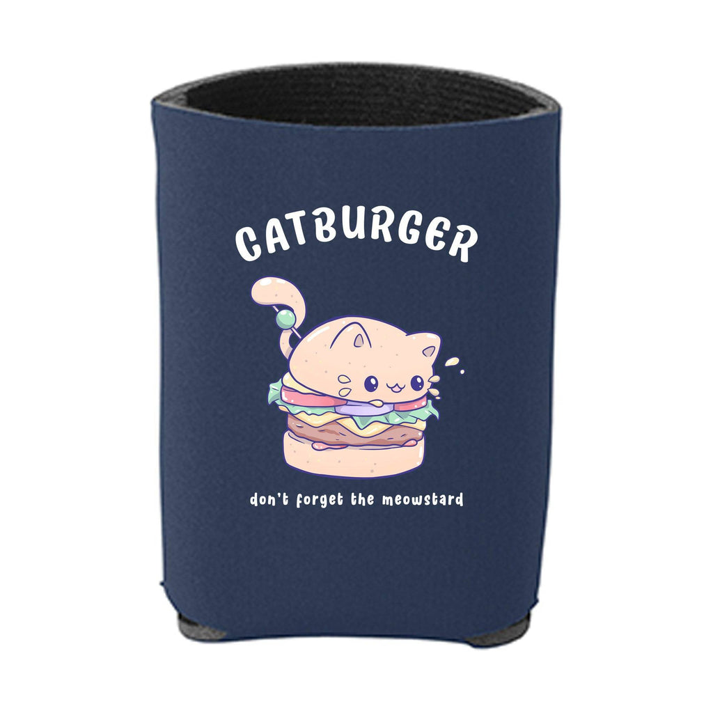 Kawaii Navy Catburger Beverage Holder