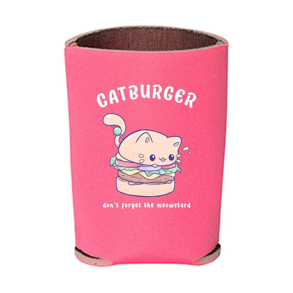 Kawaii Pink Catburger Beverage Holder