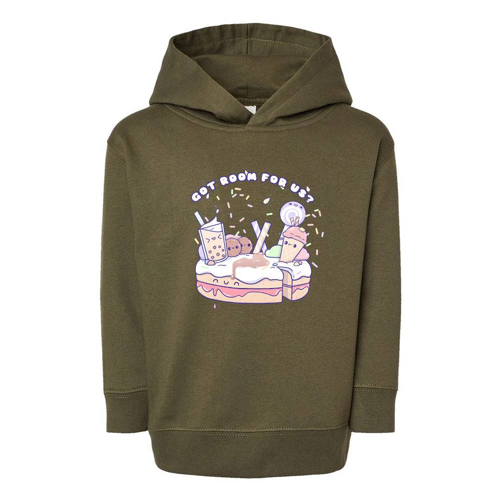 Military Green Toddler Fleece Pullover Hoodie