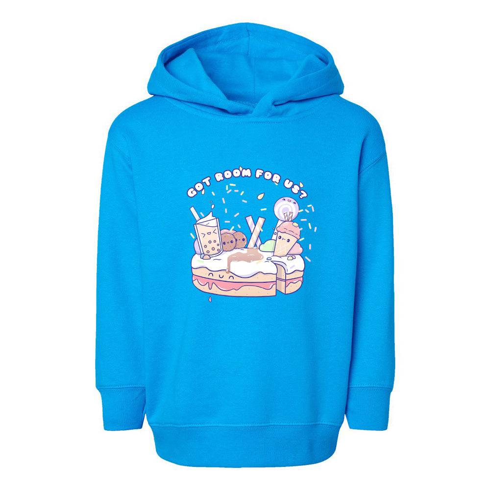 Turquoise Toddler Fleece Pullover Hoodie