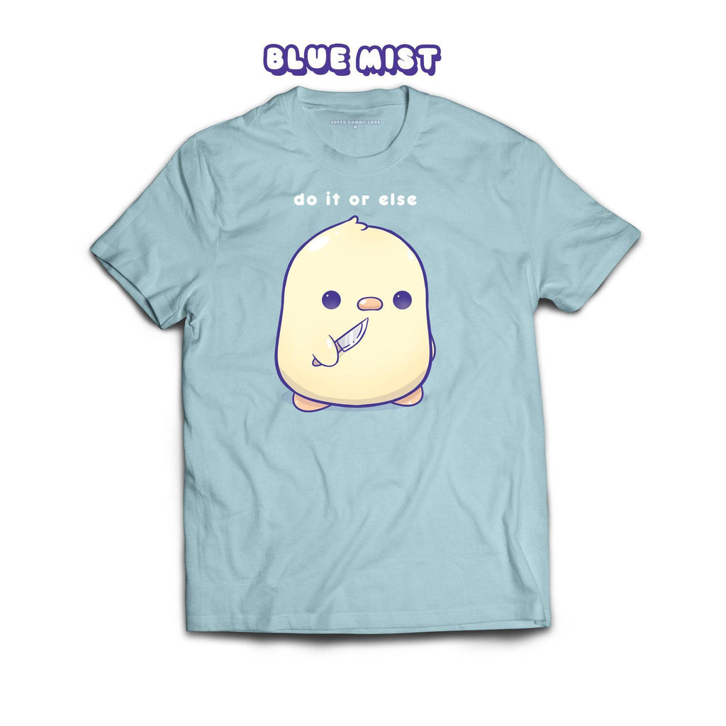 DuckKnife T-shirt, Blue Mist 100% Ringspun Cotton T-shirt