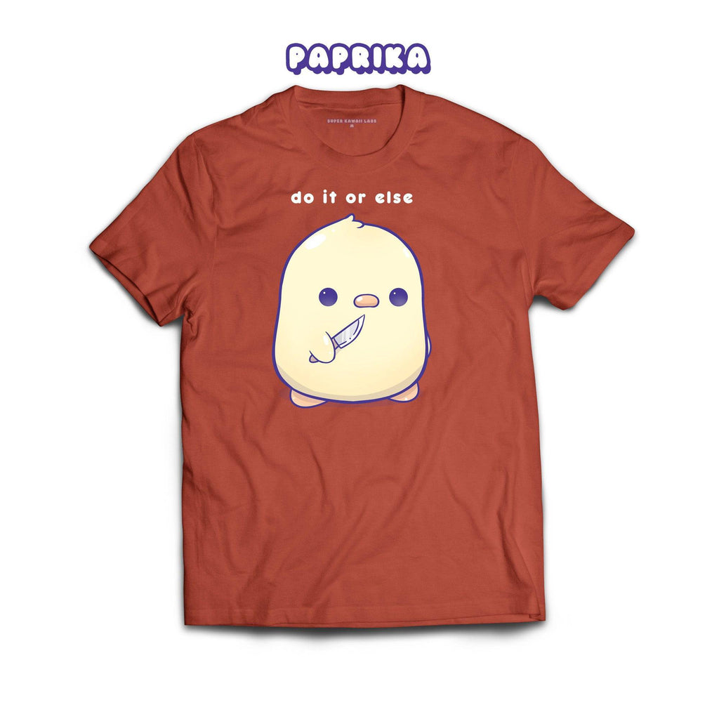 DuckKnife T-shirt, Paprika 100% Ringspun Cotton T-shirt
