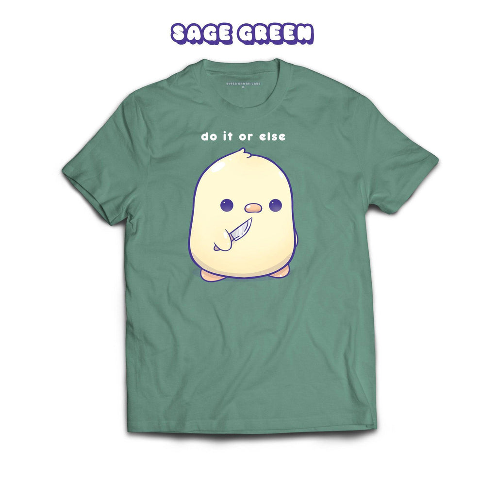 DuckKnife T-shirt, Sage 100% Ringspun Cotton T-shirt