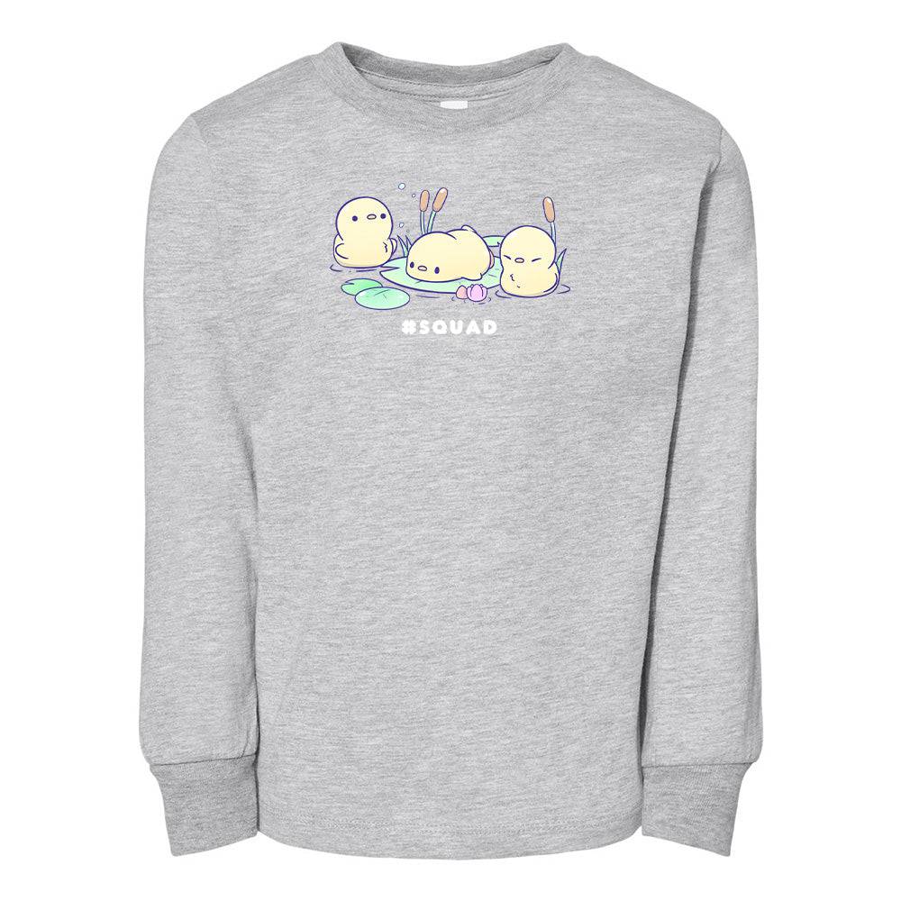 Sports Gray Duckies Toddler Longsleeve Sweatshirt