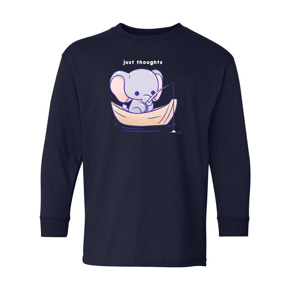 Navy Elephant Youth Longsleeve Shirt