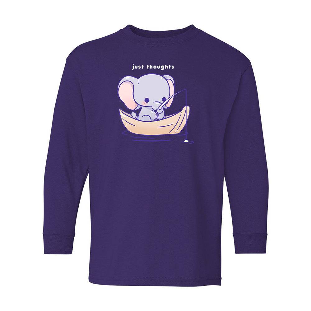 Purple Elephant Youth Longsleeve Shirt
