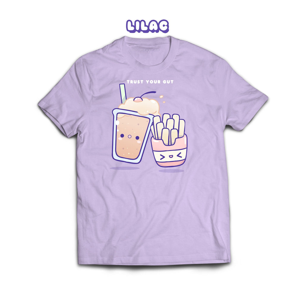 FriesAndShake T-shirt, Lilac 100% Ringspun Cotton T-shirt