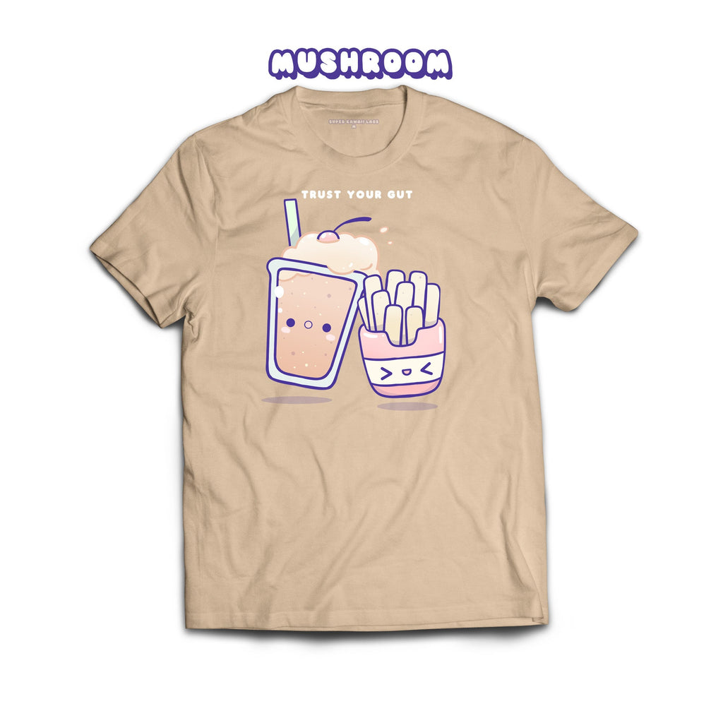FriesAndShake T-shirt, Mushroom 100% Ringspun Cotton T-shirt