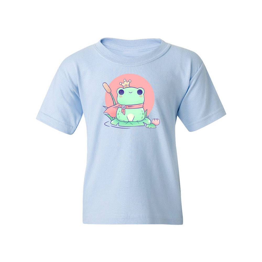 Light Blue FrogCrown Youth T-shirt