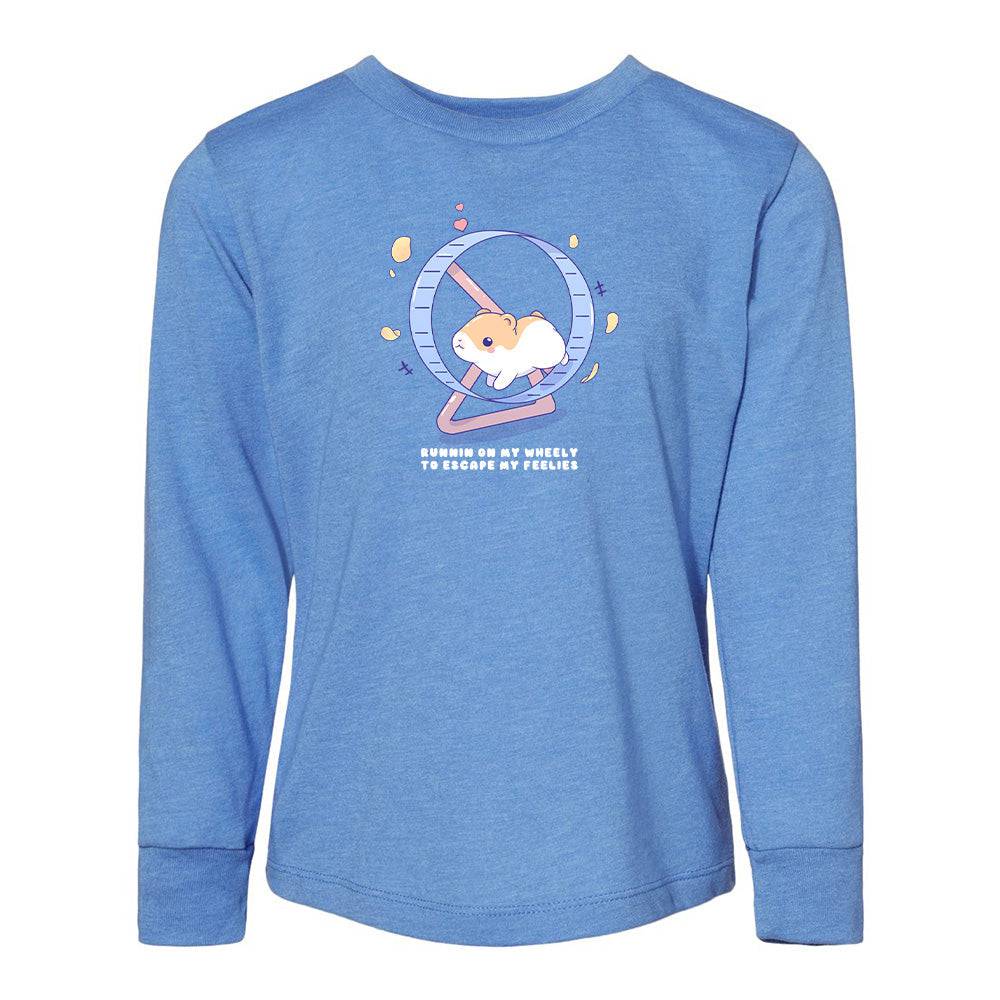 Blue Hamster Toddler Longsleeve Sweatshirt
