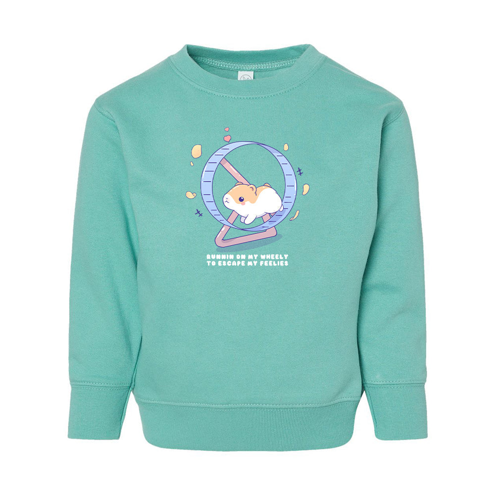 Chill Hamster Toddler Crewneck Sweatshirt
