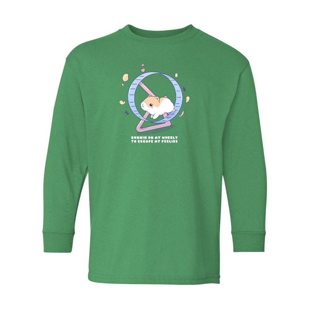 Green Hamster Youth Longsleeve Shirt