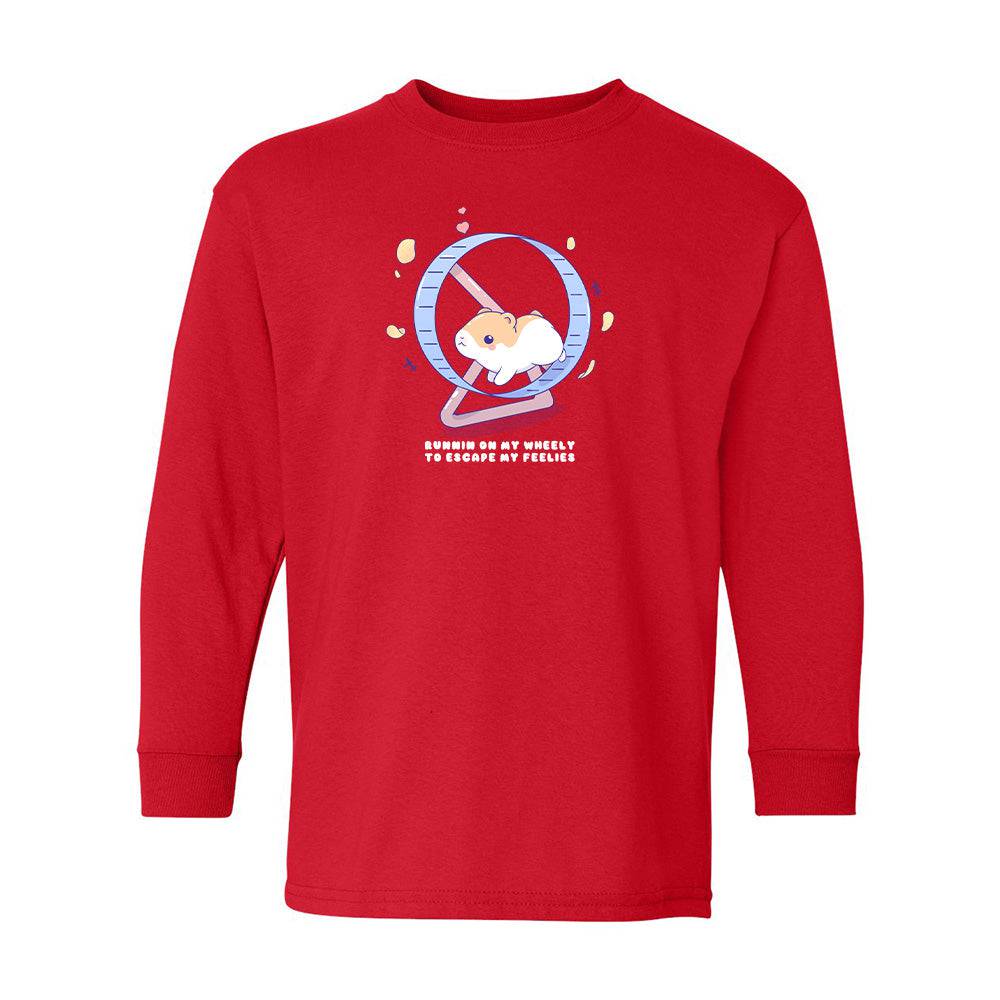 Red Hamster Youth Longsleeve Shirt