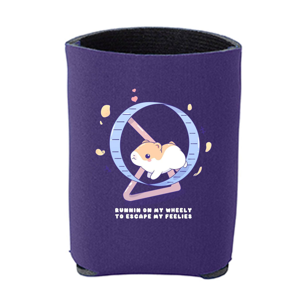Kawaii Purple Hamster Beverage Holder
