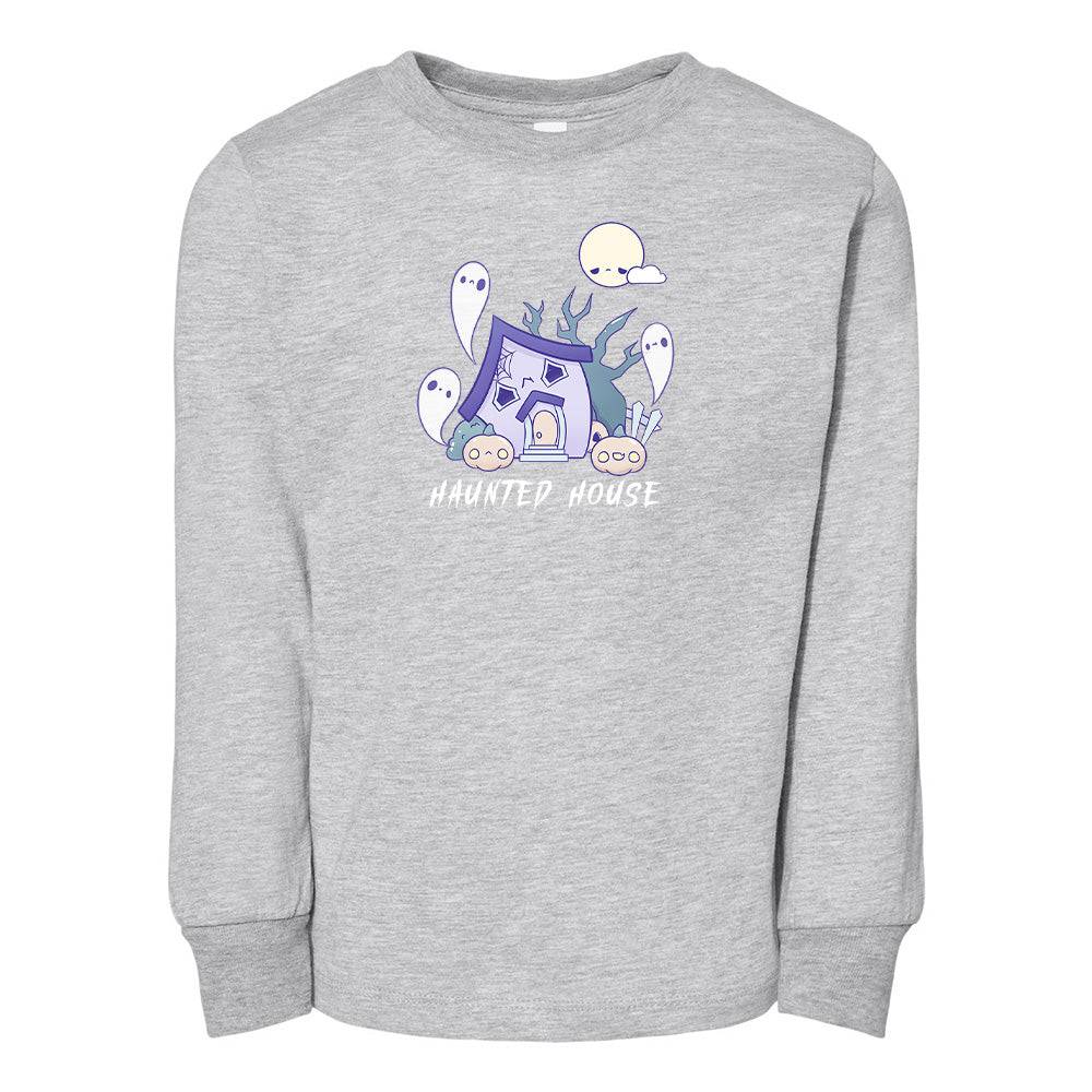 Sports Gray HauntedHouse Toddler Longsleeve Sweatshirt