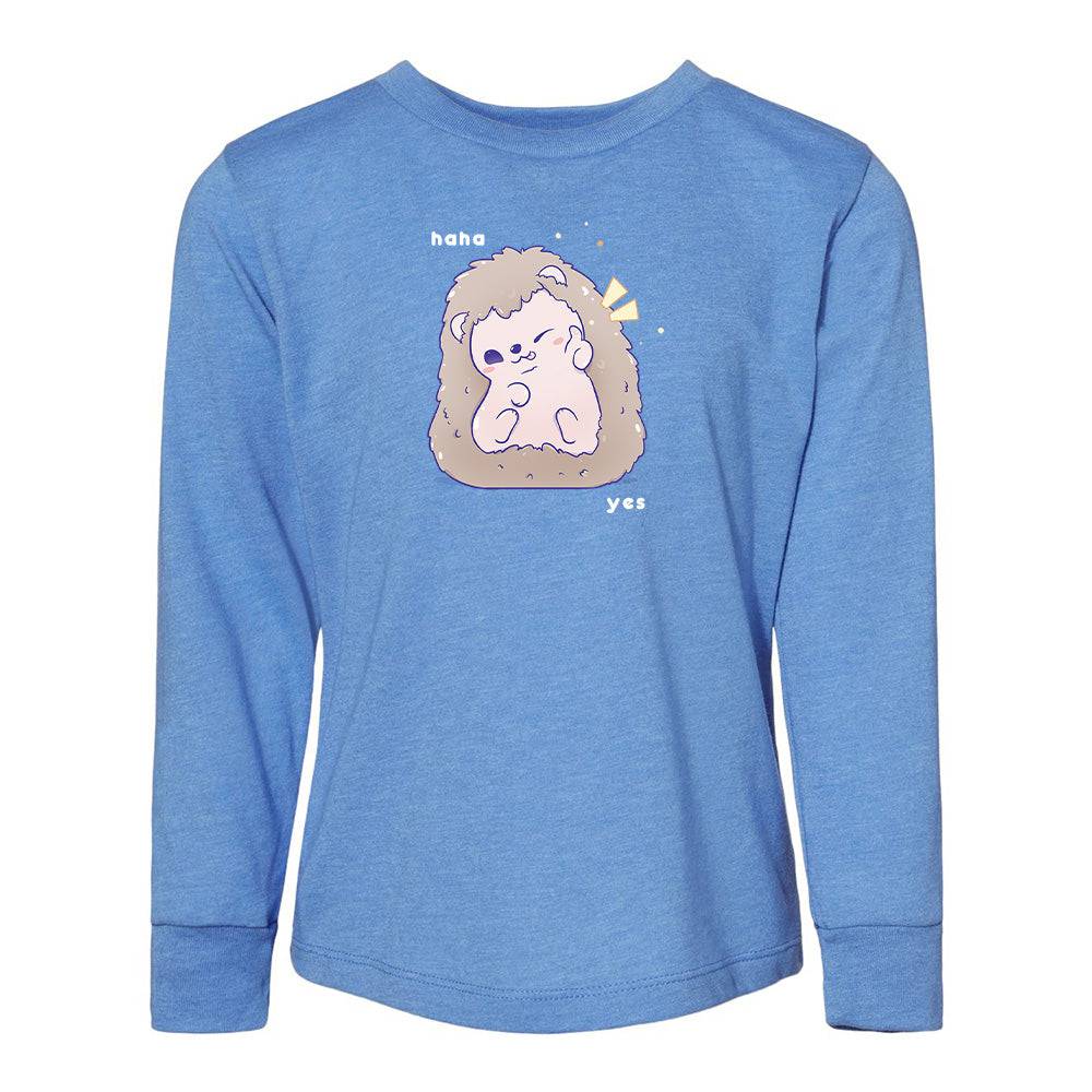 Blue Hedgehog Toddler Longsleeve Sweatshirt