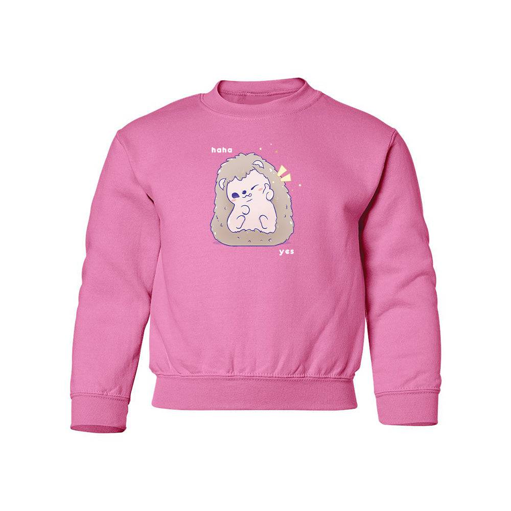 PinkHedgehog Youth Sweater