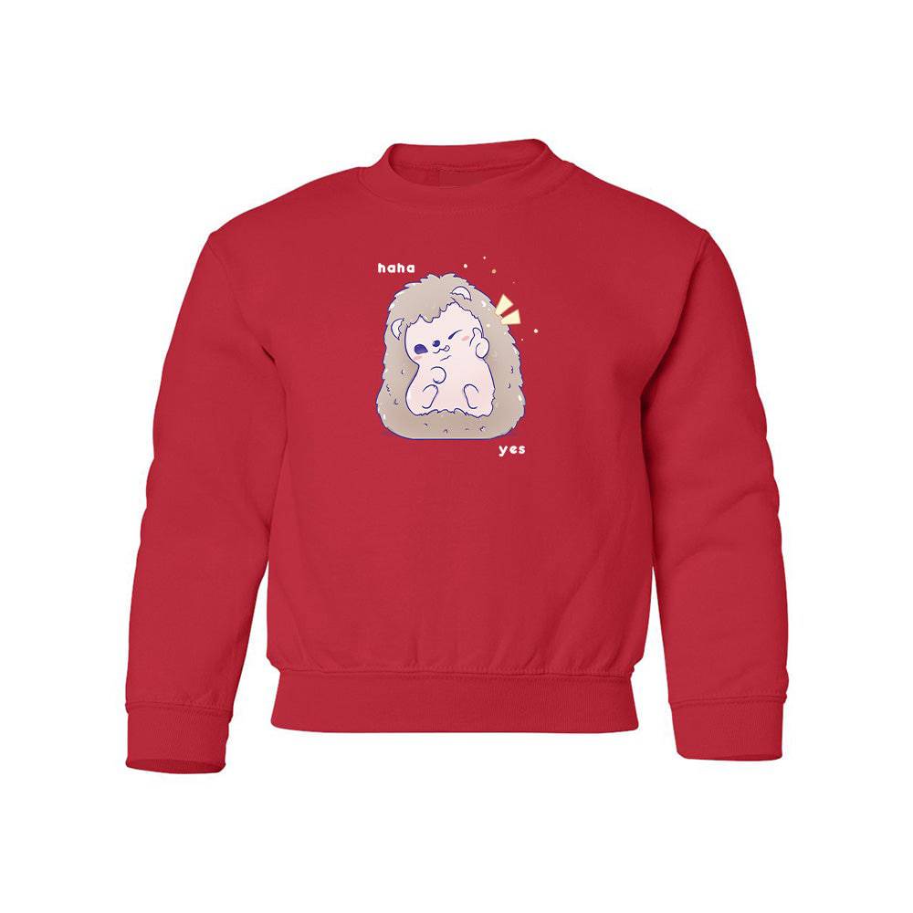 Red Hedgehog Youth Sweater
