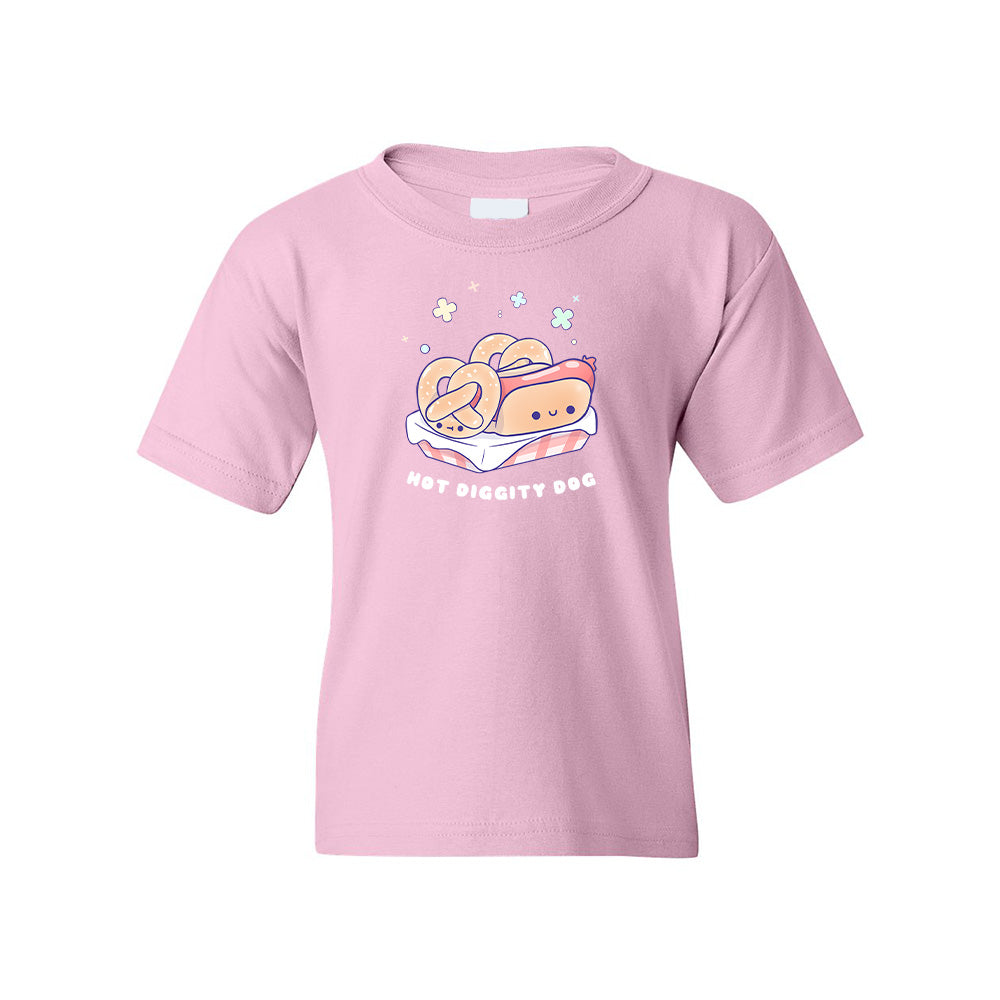 Light Pink HotDog Youth T-shirt
