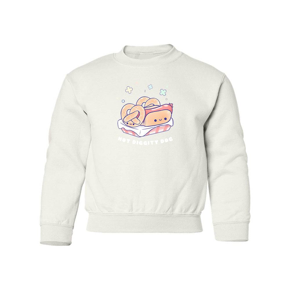 White HotDog Youth Sweater