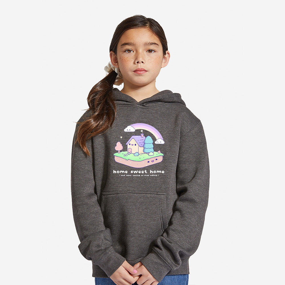 Charcoal Heather House Youth Premium Hoodie