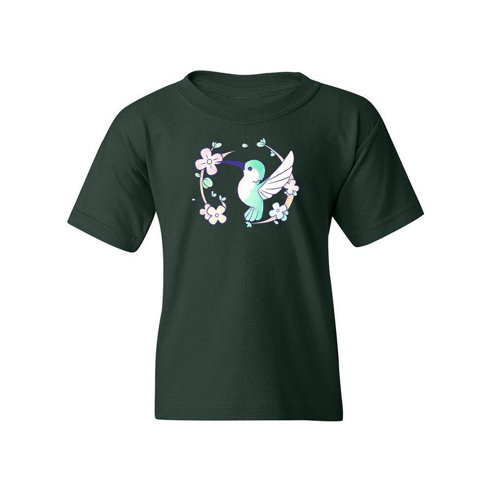 Forest Green Hummingbird Youth T-shirt