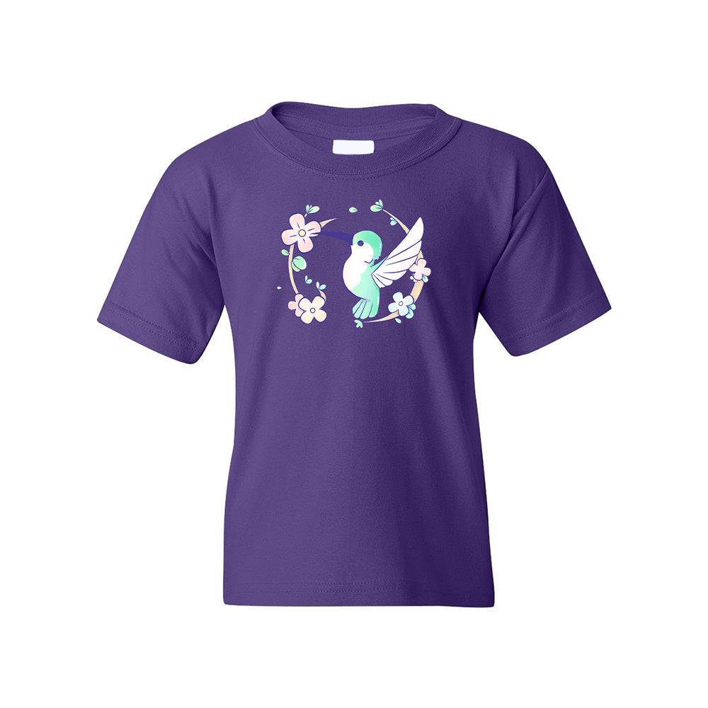Purple Hummingbird Youth T-shirt