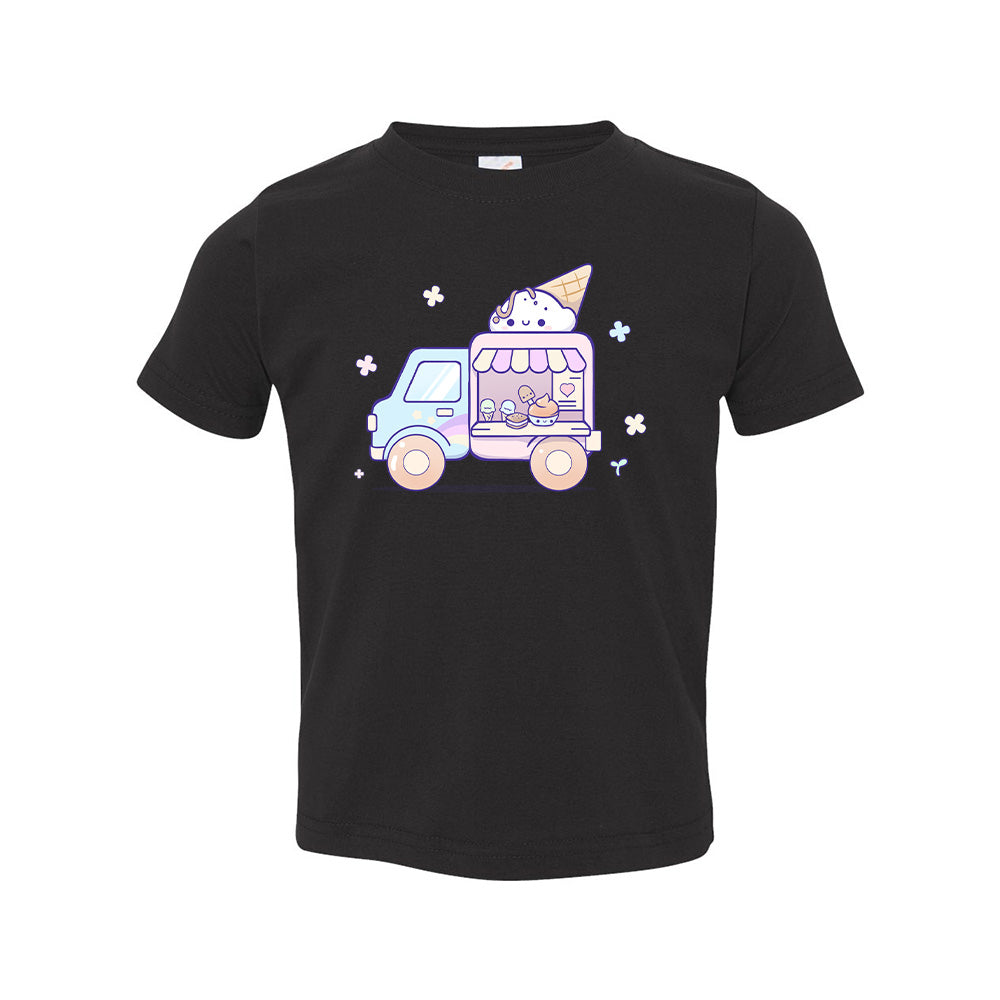 IceCreamTruck Black Toddler T-shirt