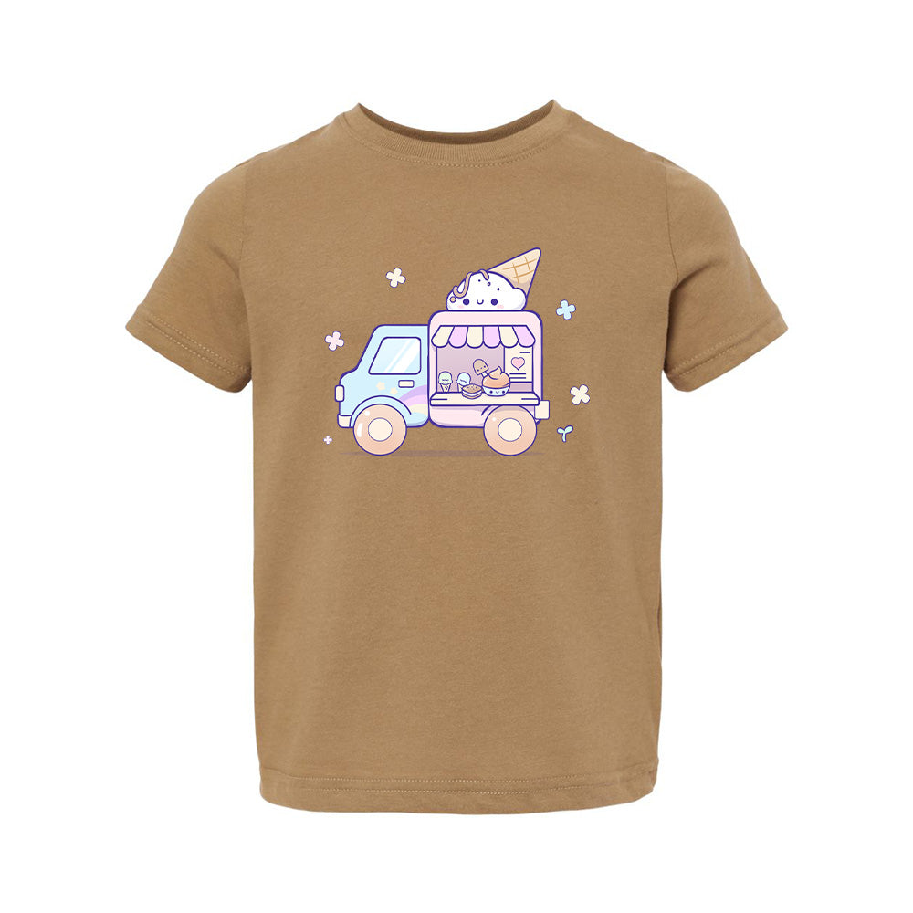 IceCreamTruck Coyote Brown Toddler T-shirt
