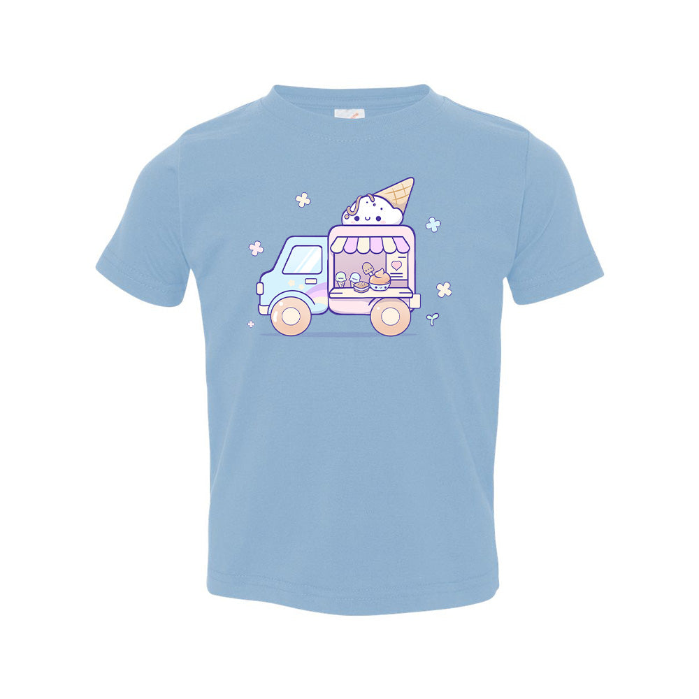 IceCreamTruck Light Blue Toddler T-shirt