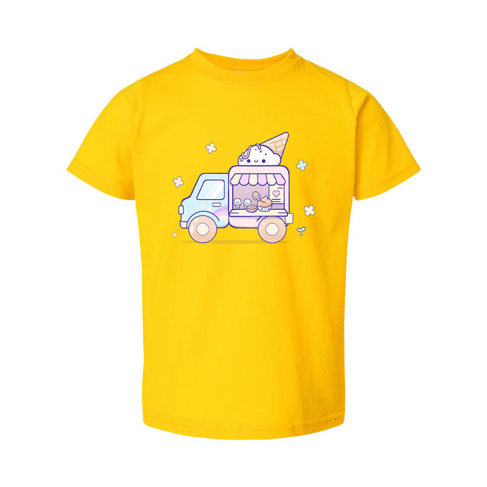 IceCreamTruck Yellow Toddler T-shirt