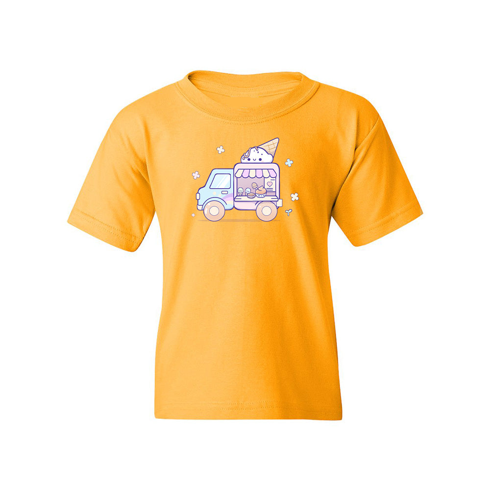 Gold IceCreamTruck Youth T-shirt