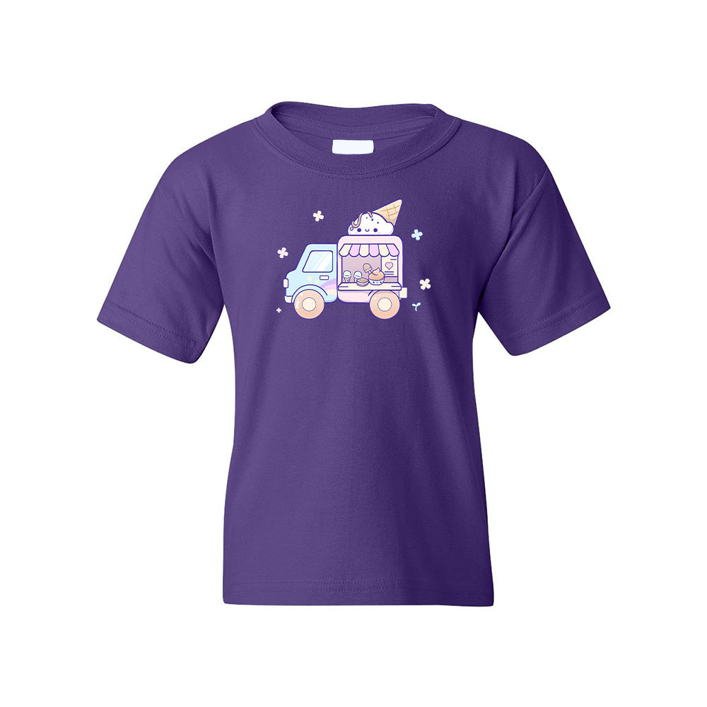 Purple IceCreamTruck Youth T-shirt