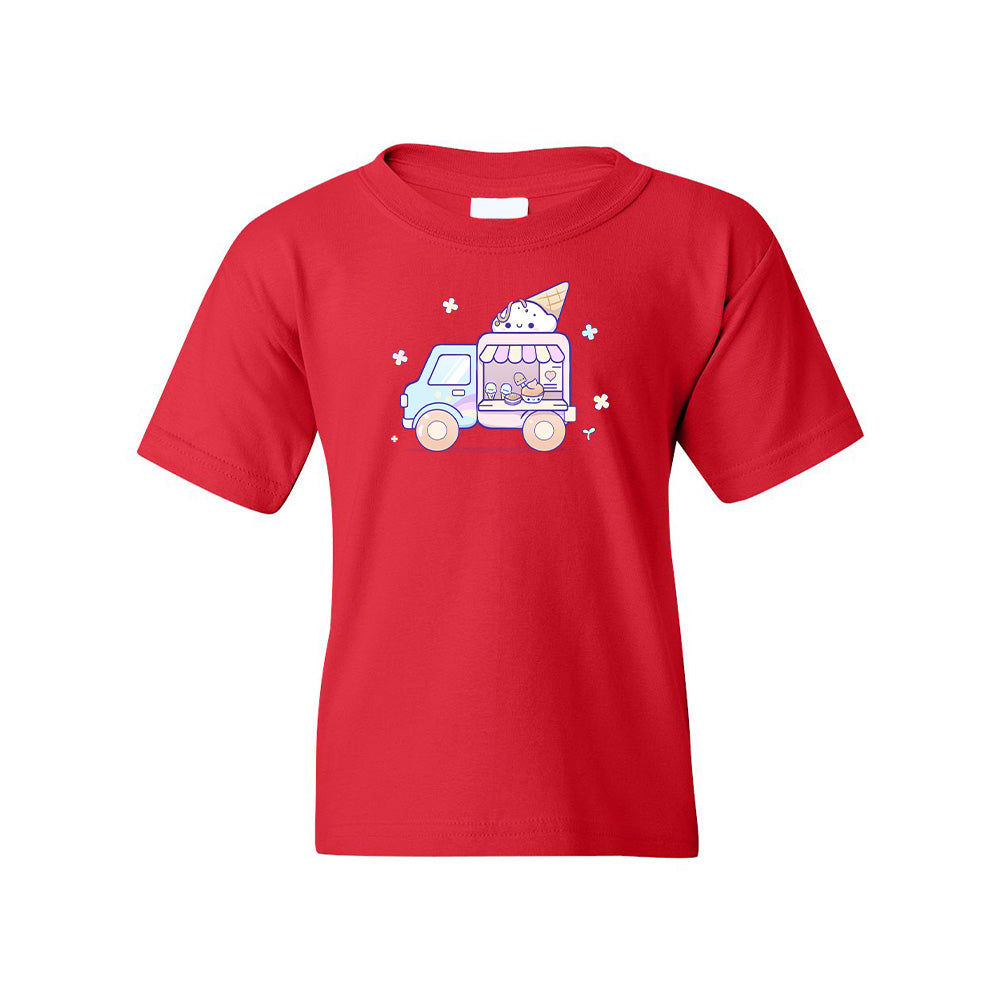 Red IceCreamTruck Youth T-shirt