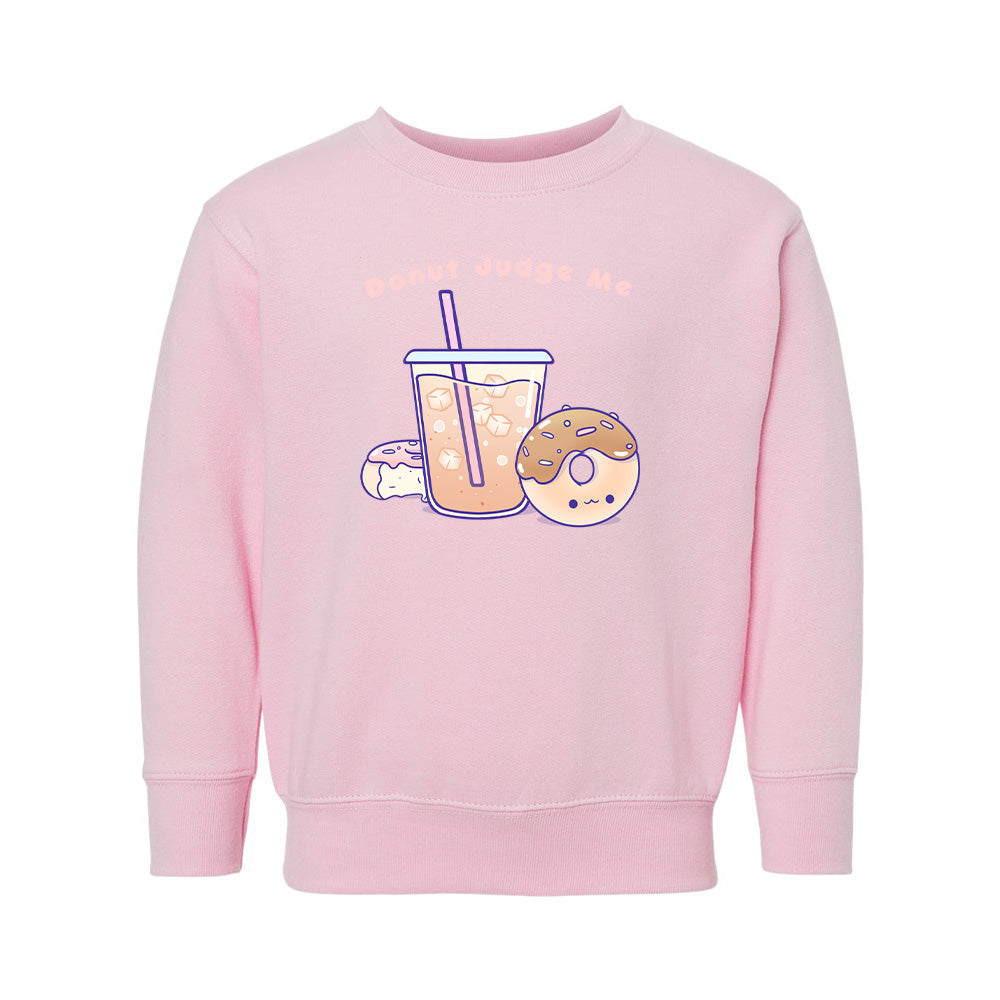 Pink IcedTea Toddler Crewneck Sweatshirt