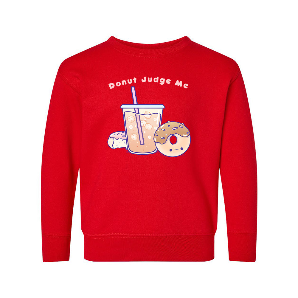 Red IcedTea Toddler Crewneck Sweatshirt