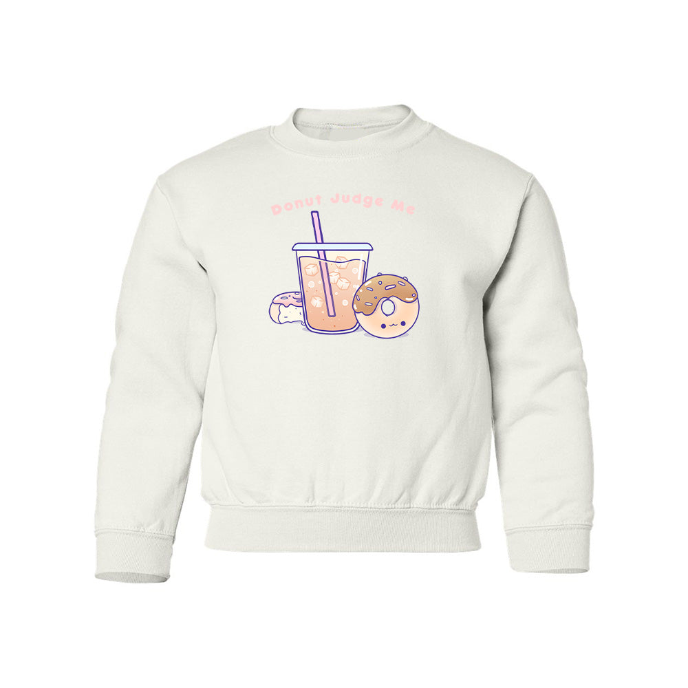White IcedTea Youth Sweater