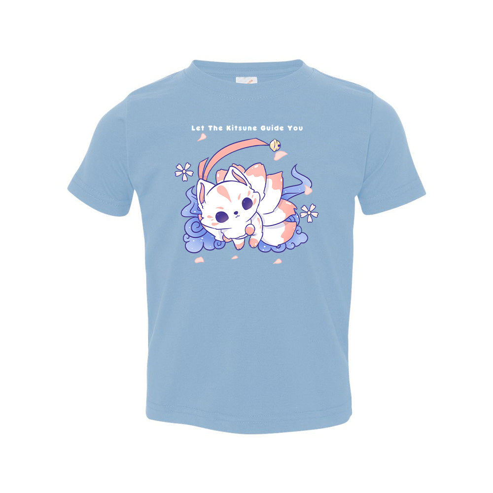 Kitsune Light Blue Toddler T-shirt
