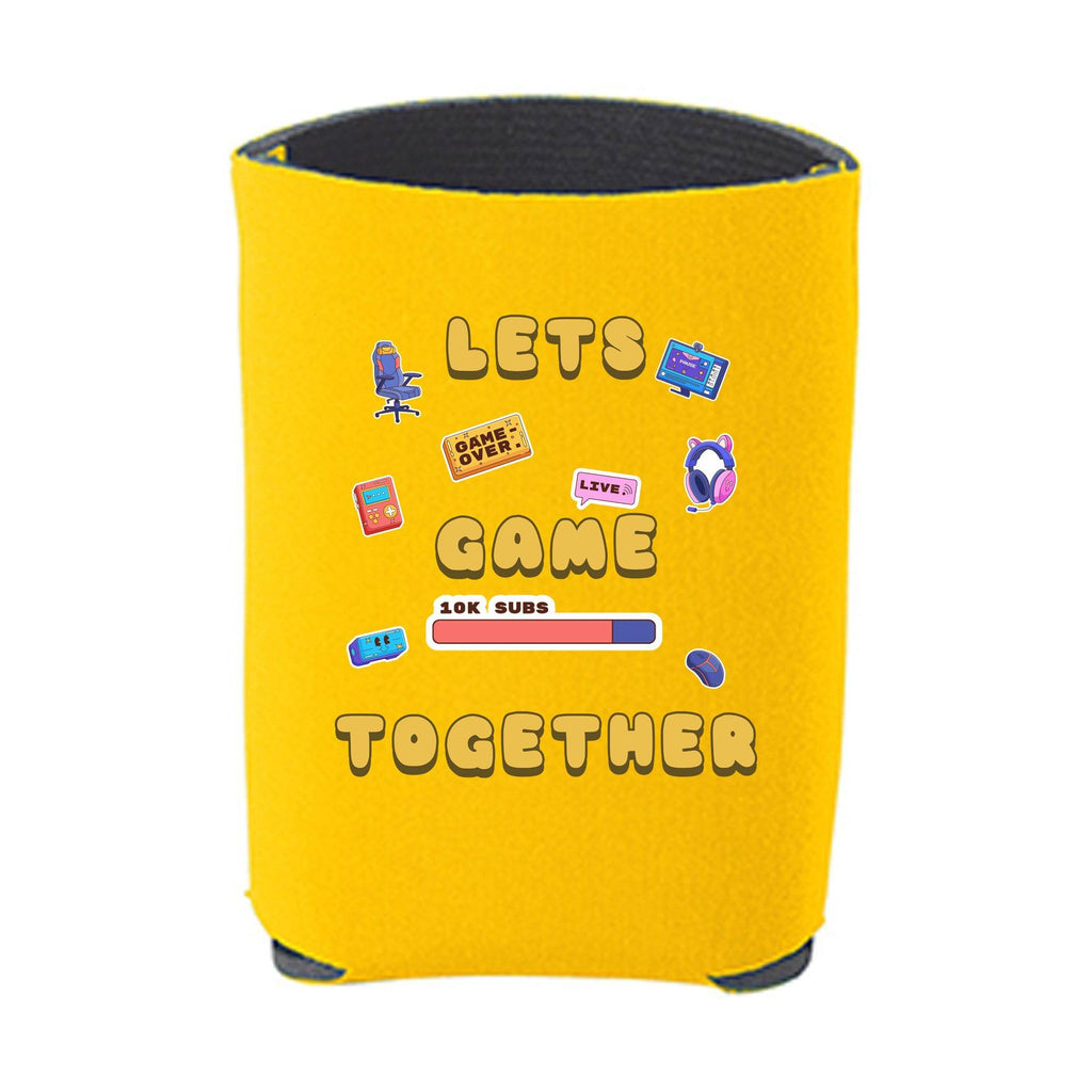 Kawaii Yellow Let's Game To Beverage Holder