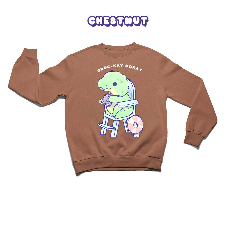 LifegaurdGator Chestnut Crewneck Sweatshirt