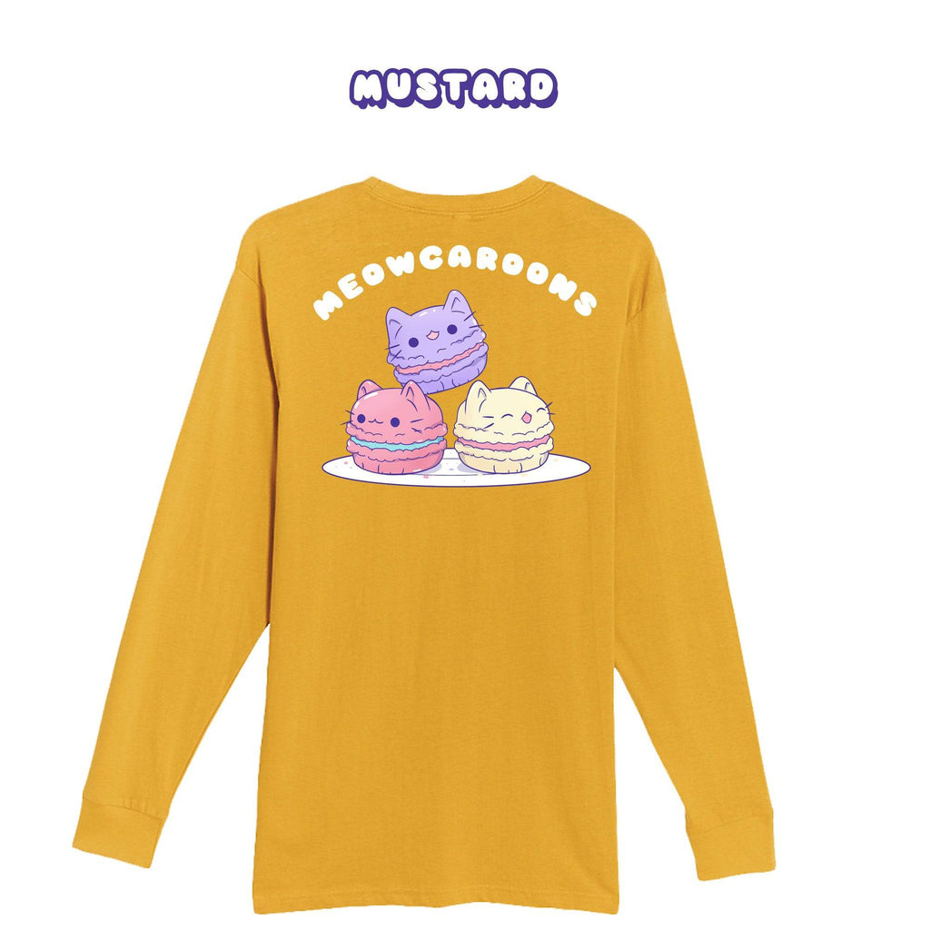 Meowcaroons Longsleeve T-shirt - Super Kawaii Labs