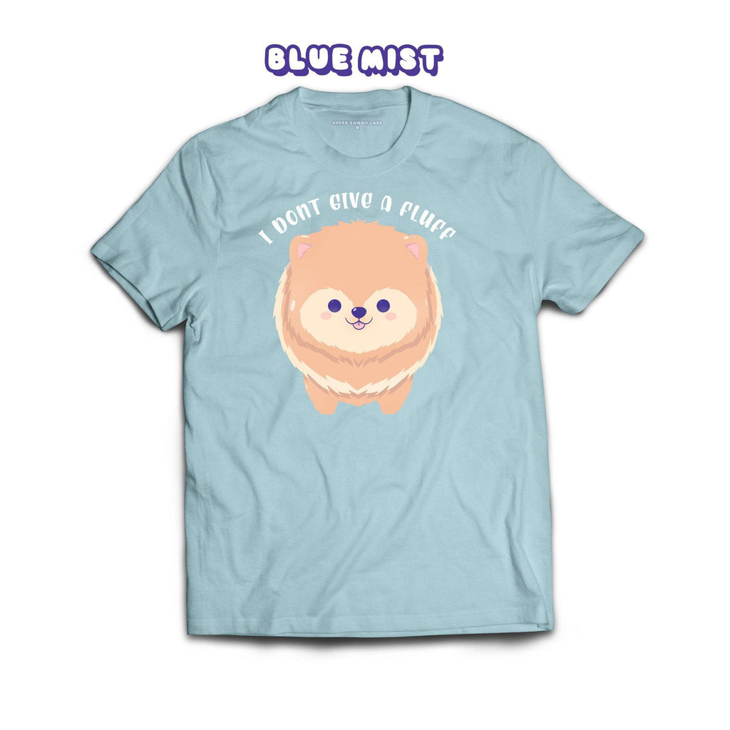 Pom T-shirt, Blue Mist 100% Ringspun Cotton T-shirt