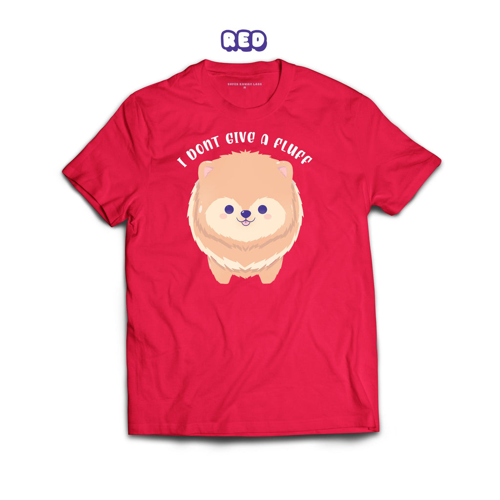 Pom T-shirt, Red 100% Ringspun Cotton T-shirt