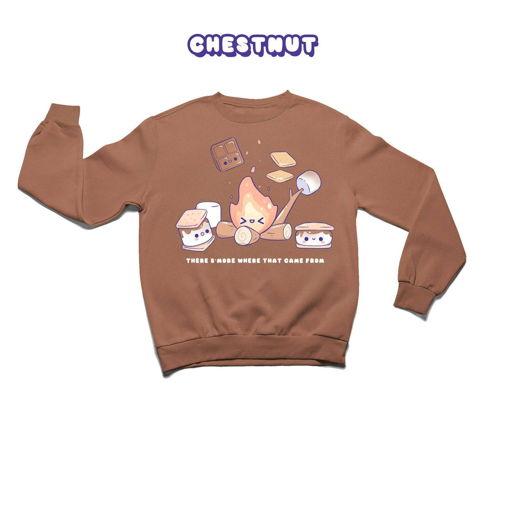 Smores Campfire Crewneck Premium Sweater - Super Kawaii Labs
