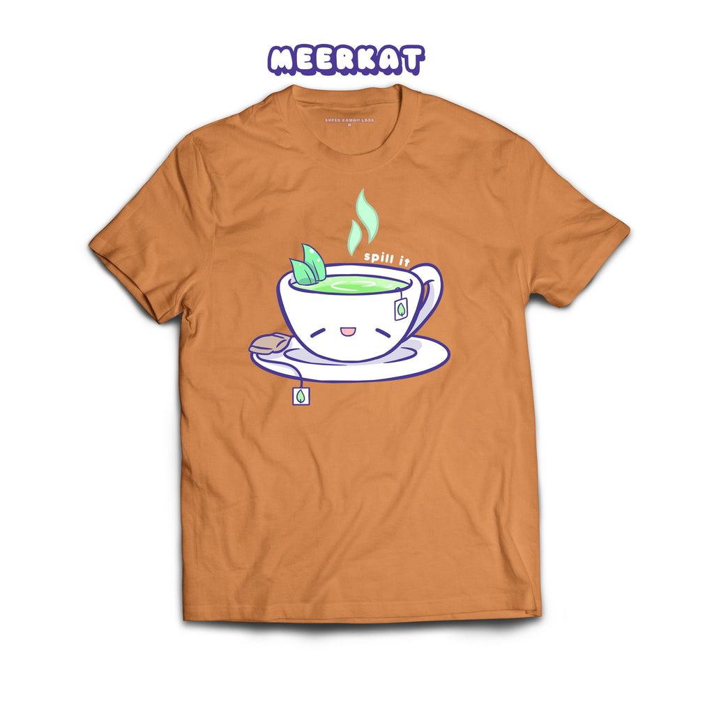 Tea T-shirt, Meerkat 100% Ringspun Cotton T-shirt