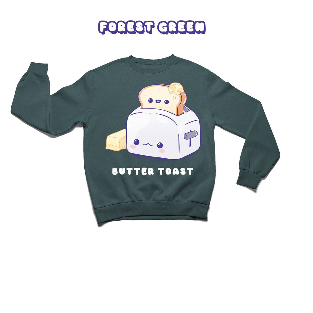 Butter Toast Crewneck Premium Sweater - Super Kawaii Labs
