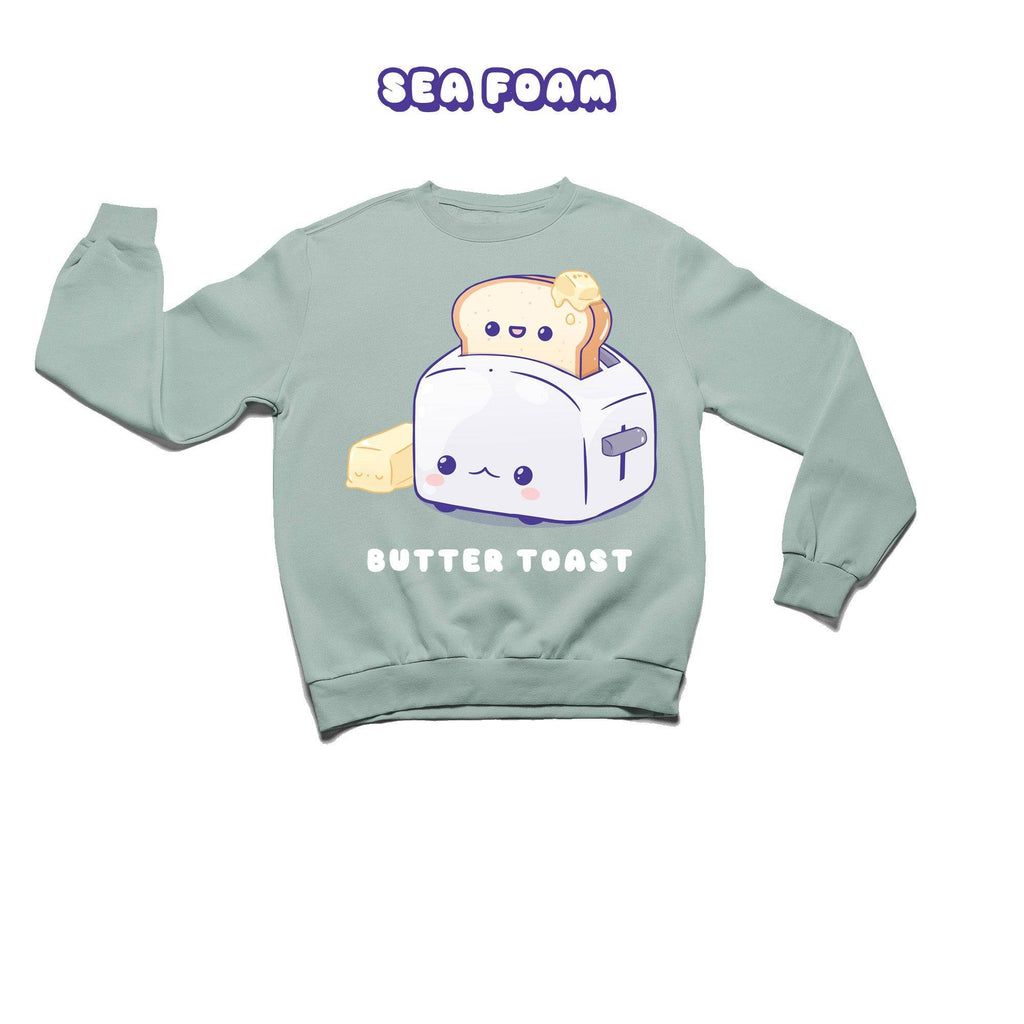 Butter Toast Crewneck Premium Sweater - Super Kawaii Labs